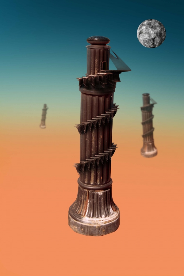 Creation of Mountain Towers: Step 16